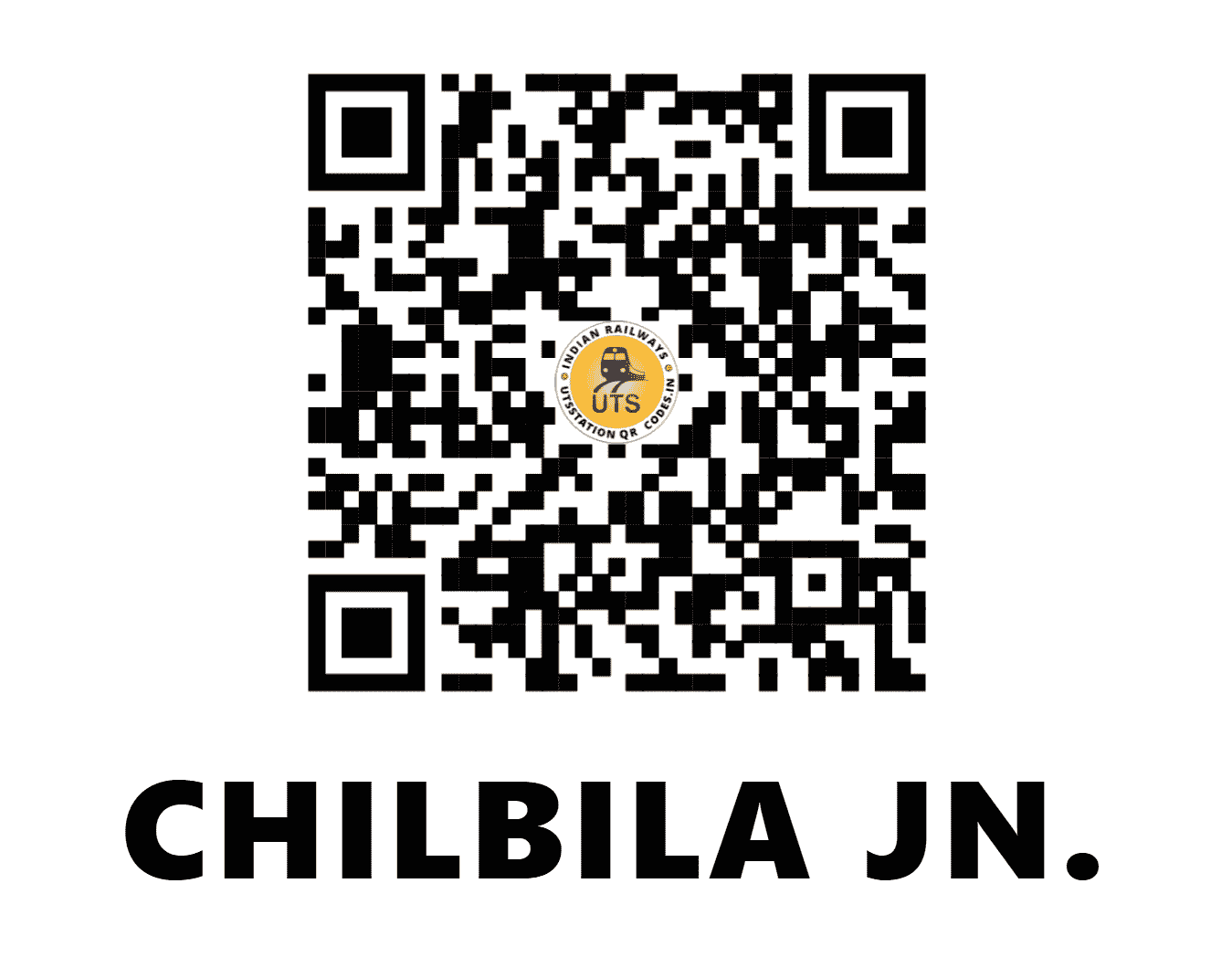 UTS QR Code for CHILBILA JN. - CIL (NR - UTTAR PRADESH)